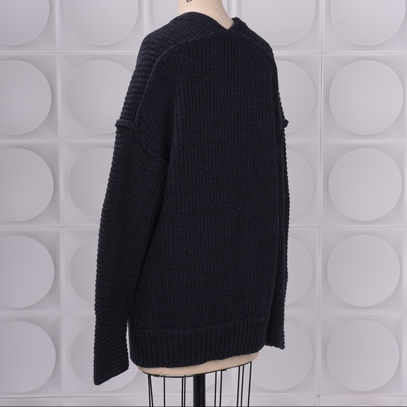 Free People Cardigan | Heavy Weight | Oversized | Black | XS| NWT - Picture 2 of 4